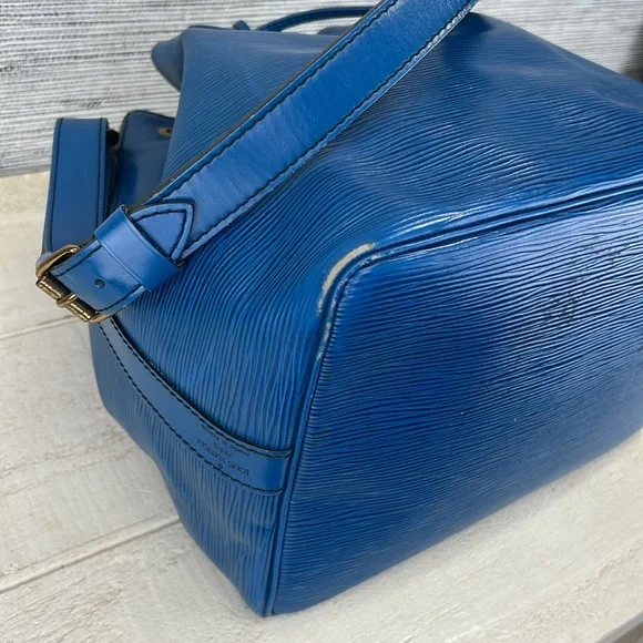 Louis Vuitton Epi Petit Noe Shoulder Bag Blue - Picture 6 of 15